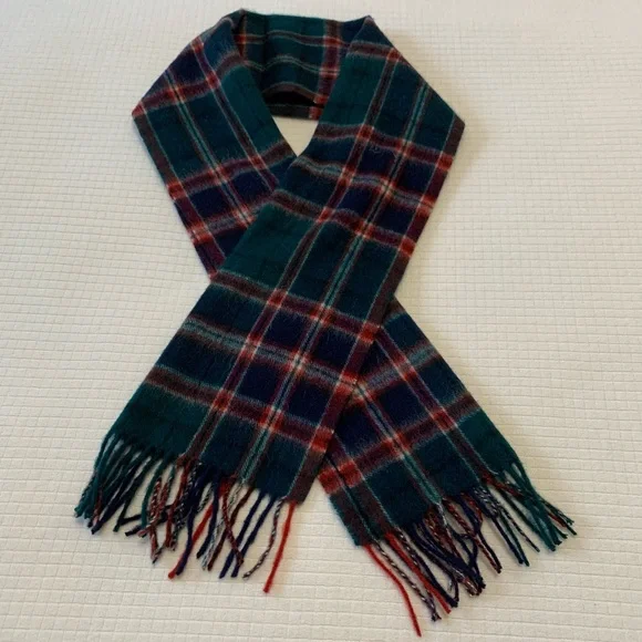 Clans Scotland 100% wool tartan plaid scarf - Picture 10 of 10